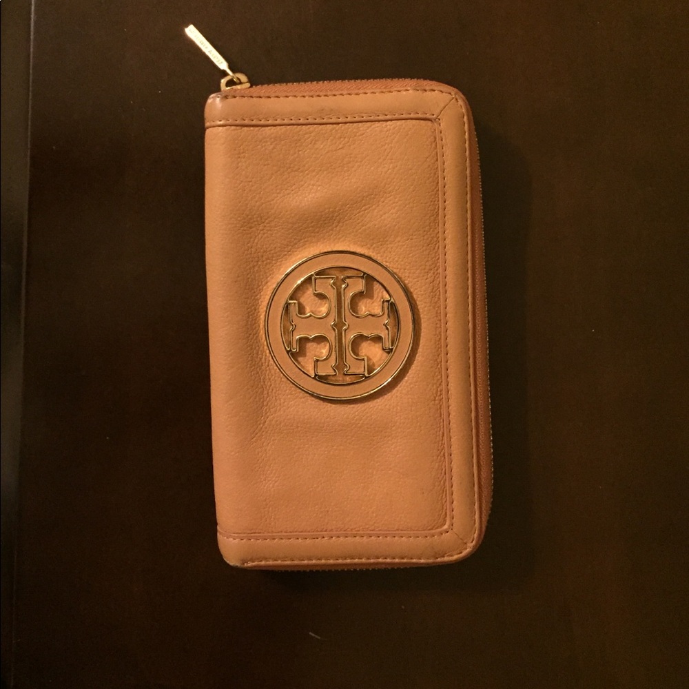 Tory Burch Tan Leather Wallet